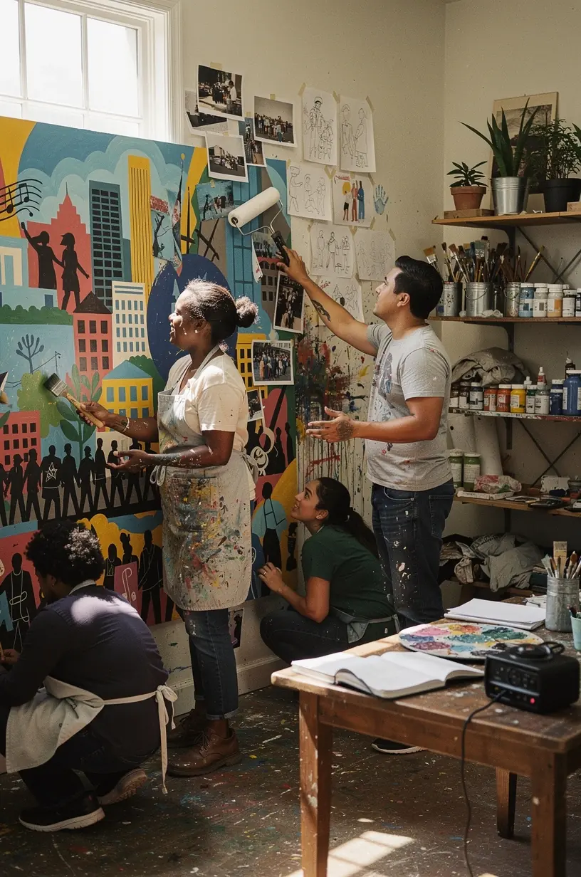 Close-up of hands exchanging local products at a farmers market in Canada.